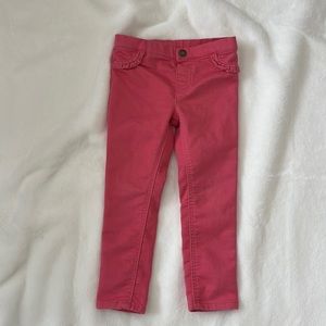 Carter's ruffle skinny jeans size 4t